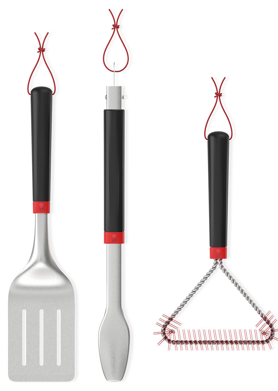 Weber Grill Tools Set of 3 in Stainless Steel - 3401327