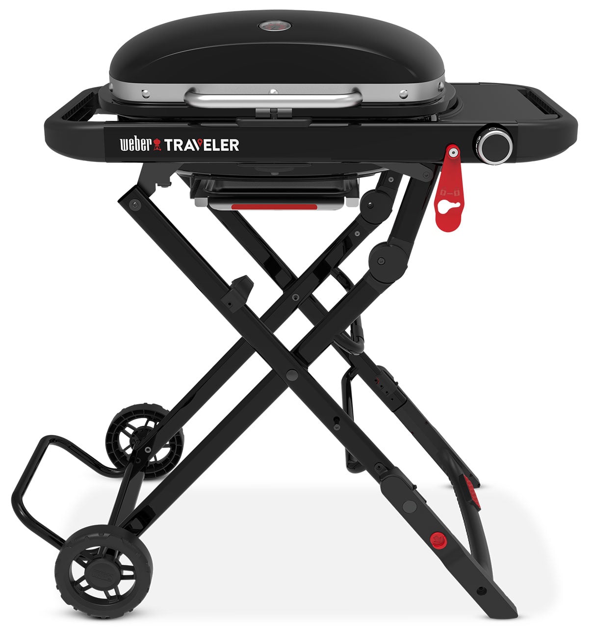 Weber Traveler Portable Liquid Propane Gas Grill 32-Inch in Black