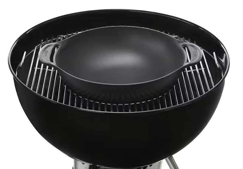 Weber CRAFTED 6 Quart Wok & Stainless Steamer | Abt