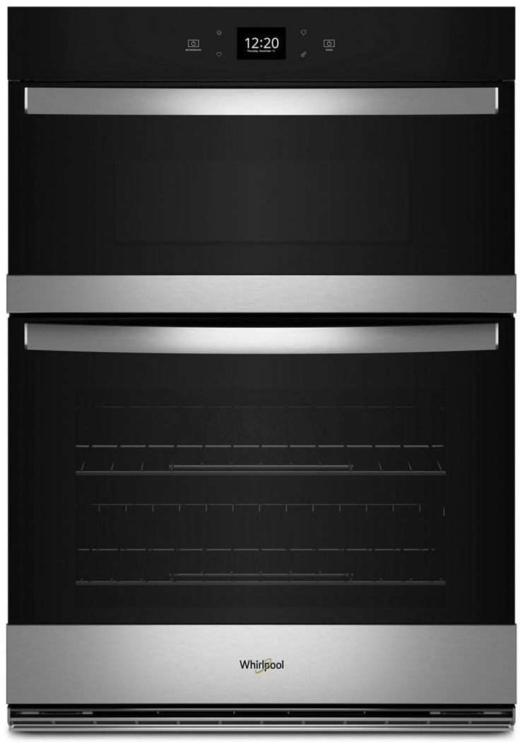 Whirlpool 5.7 Cu. Ft. Combo Wall Oven with Air Fry When Connected in Fingerprint Resistant Stainless Steel