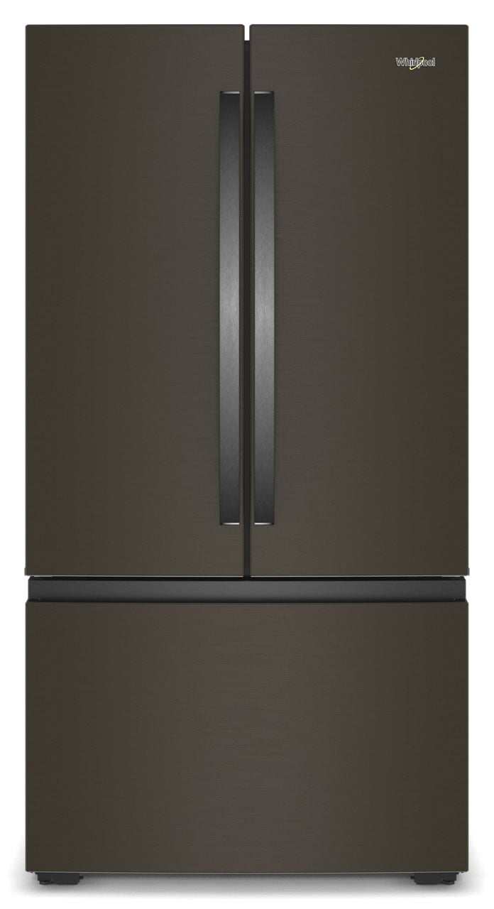 Whirlpool 24 Cu. Ft. Counter-Depth French Door Refrigerator 36-Inch Wide in Black Stainless