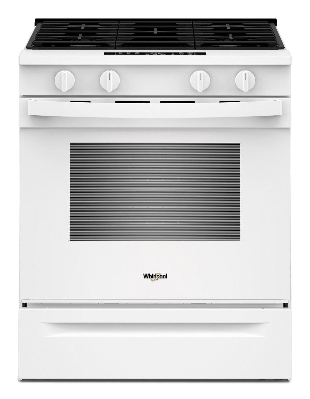 Whirlpool 5 Cu. Ft. Gas Range with No Preheat and Slow Cook Modes 30-Inch in White