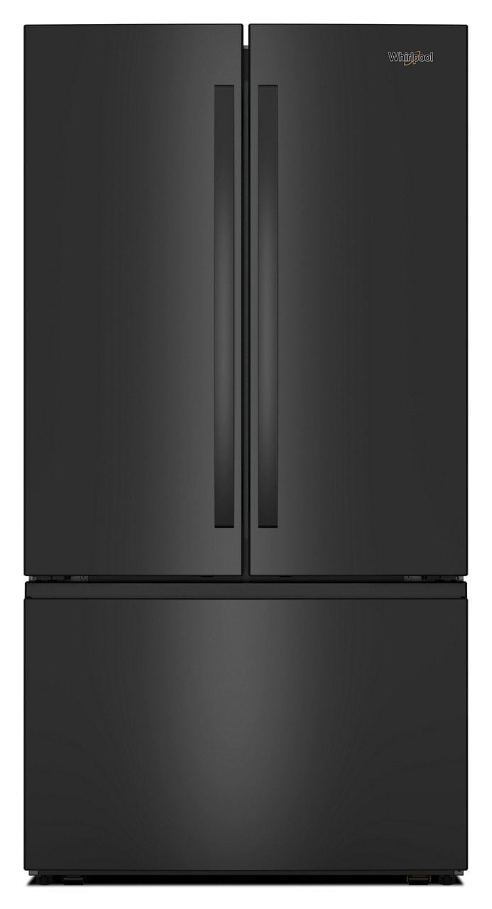 Whirlpool 31 Cu. Ft. French Door Refrigerator with Ice Maker 36-Inch Wide in Black