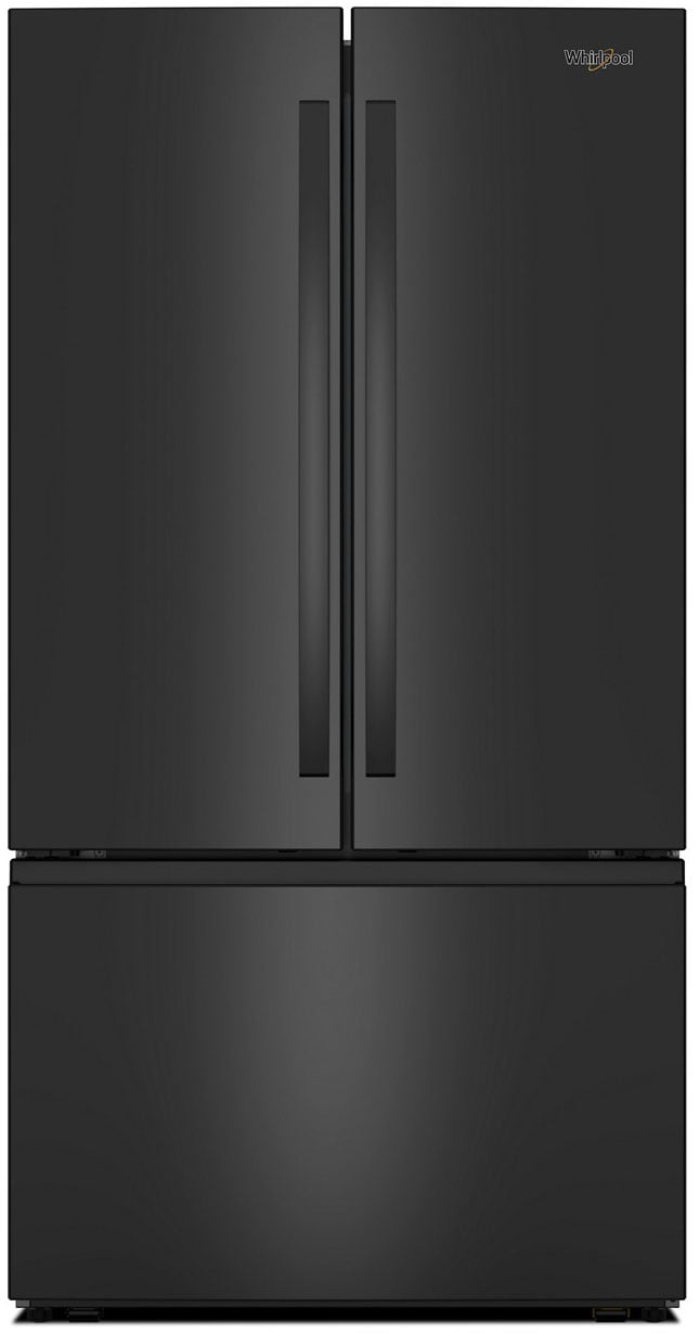 Whirlpool 31 Cu. Ft. French Door Refrigerator With Interior Water Dispenser 36-Inch Wide in Black