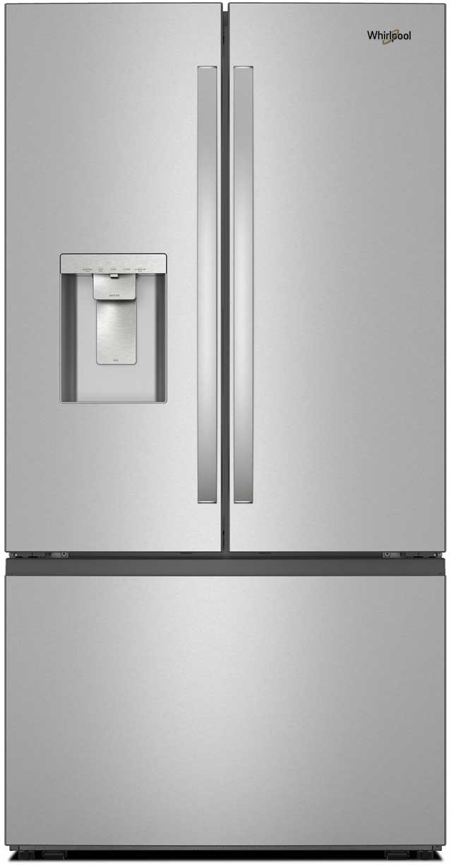 Whirlpool 30 Cu. Ft. French Door Refrigerator with Dual Ice Makers 36-Inch Wide in Fingerprint Resistant Stainless Steel