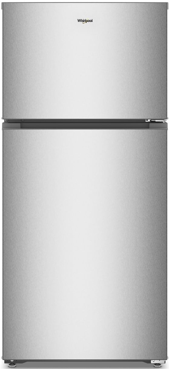 Whirlpool 14.3 Cu. Ft. Top Freezer Refrigerator with Total Coverage Cooling 28-Inch Wide in Fingerprint Resistant Stainless Steel