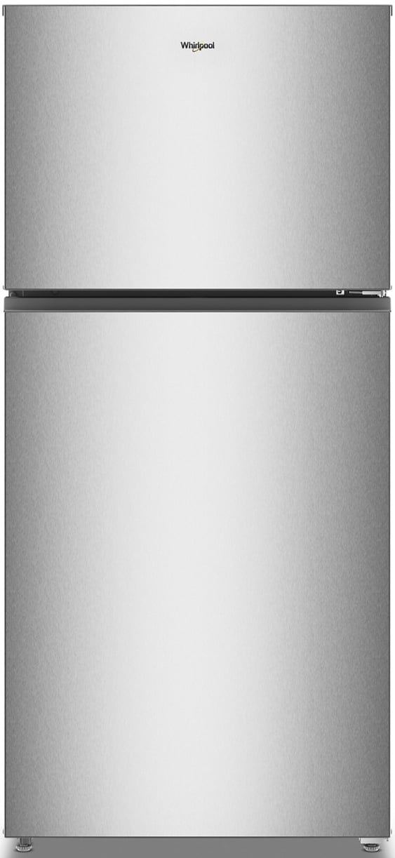 Whirlpool 19.3 Cu. Ft. Top Freezer Refrigerator 29.5-Inch Wide in Fingerprint-Resistant Stainless Finish