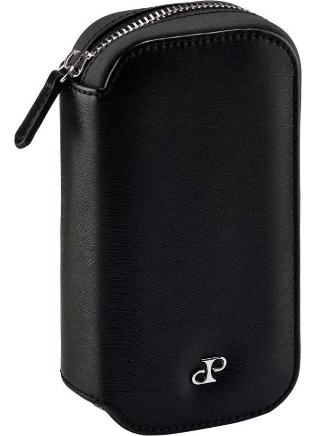 WOLF 1834 Philipp 2 Piece Watch Zip Case in Black - 190205