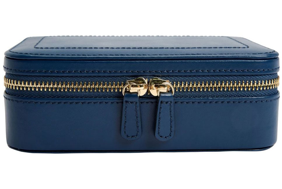 Wolf 1834 Sophia Travel Zip Case in Indigo - 392217 Wolf 1834 Sophia Travel Zip Case in Indigo - 392217