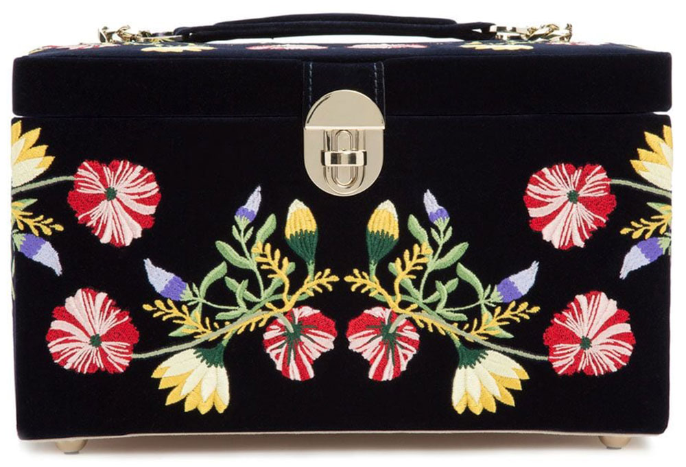 Wolf 1834 Zoe Medium Jewelry Box in Indigo - 393116