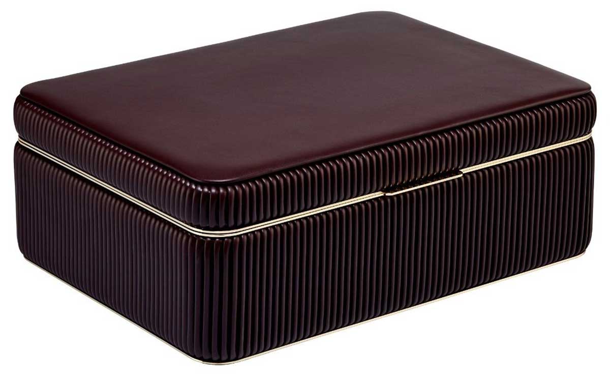 Wolf 1834 Bella Large Jewelry Box in Bordeaux - 781226