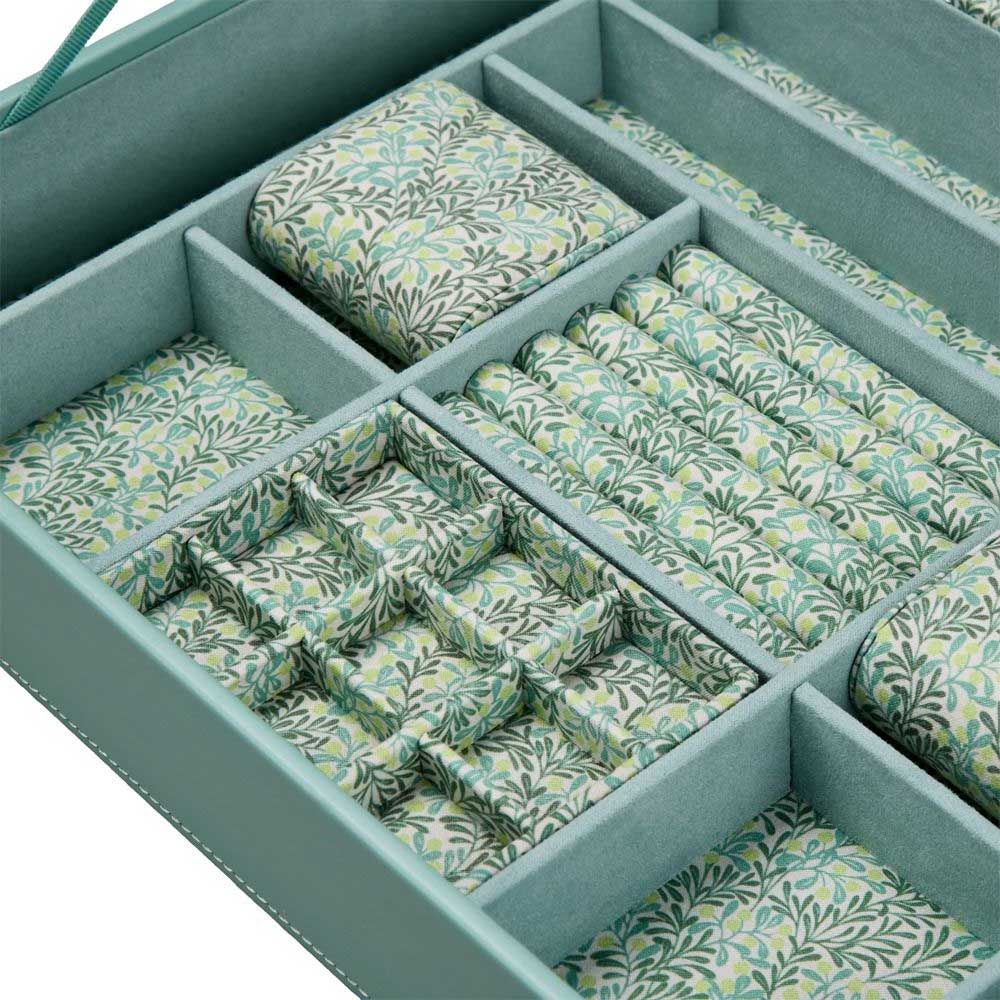 WOLF 1834 x Fiona Howard Sophia Jewelry Box in Jade - 399430