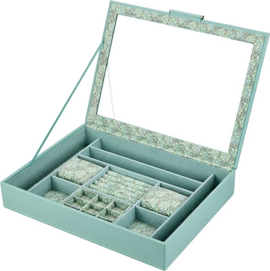 WOLF 1834 x Fiona Howard Sophia Jewelry Box in Jade - 399430