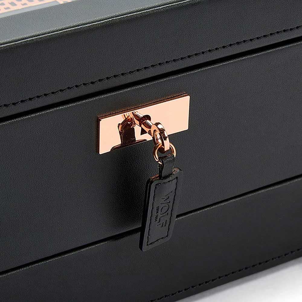 WOLF 1834 Axis 10 Piece Watch Box with Drawer in Copper - 488216