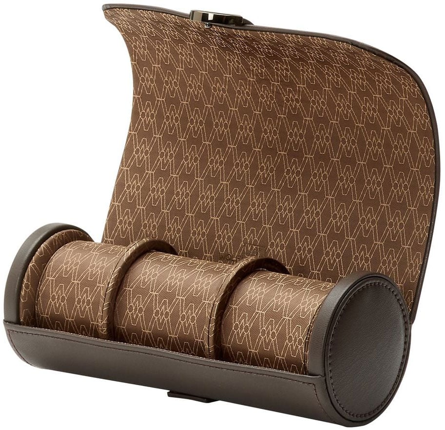 Wolf 1834 Earth Triple Watch Roll in Coffee