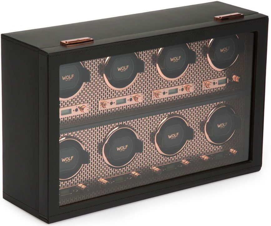 Wolf 1834 Axis 8 Piece Watch Winder in Cooper