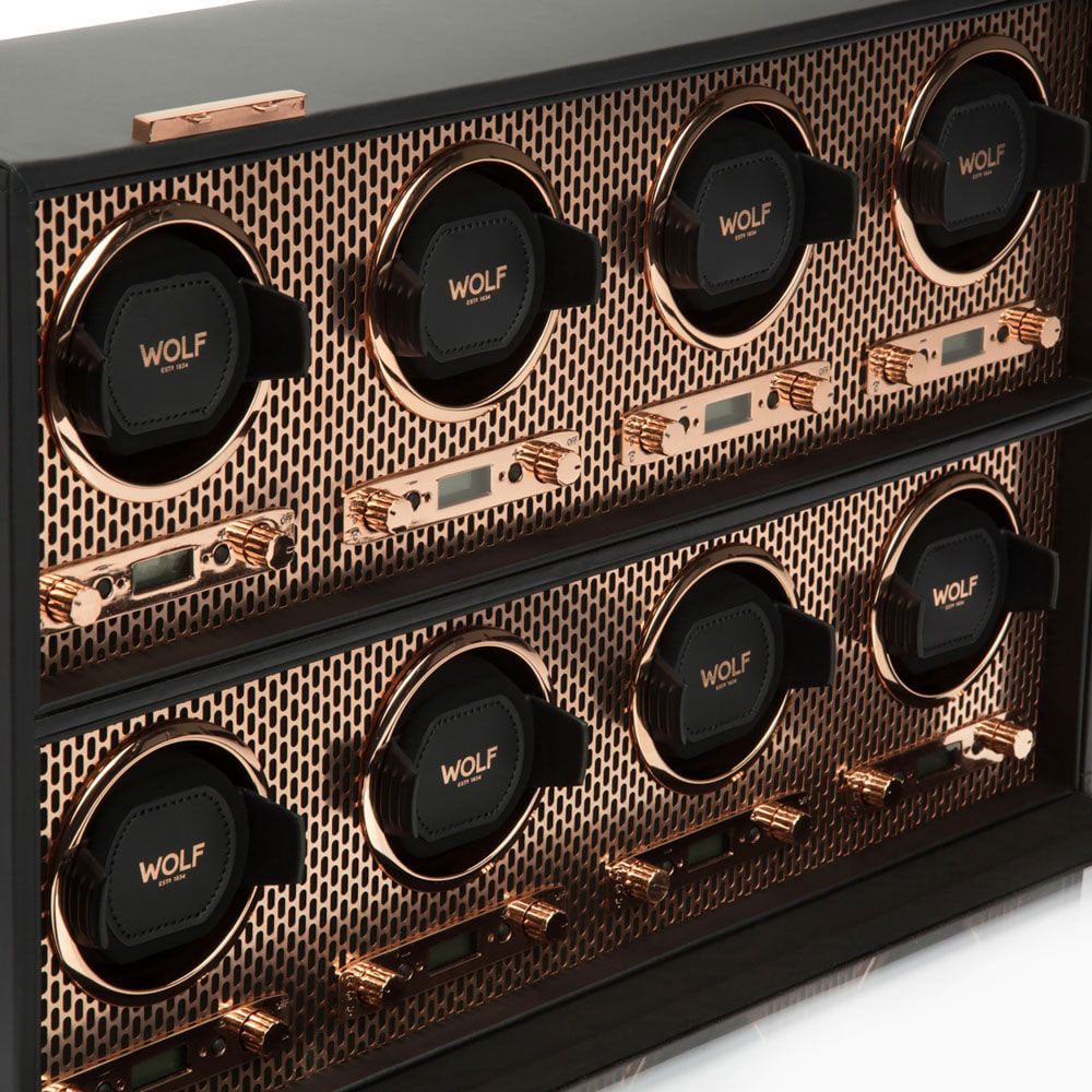 Wolf 1834 Axis 8 Piece Watch Winder in Cooper - 469716