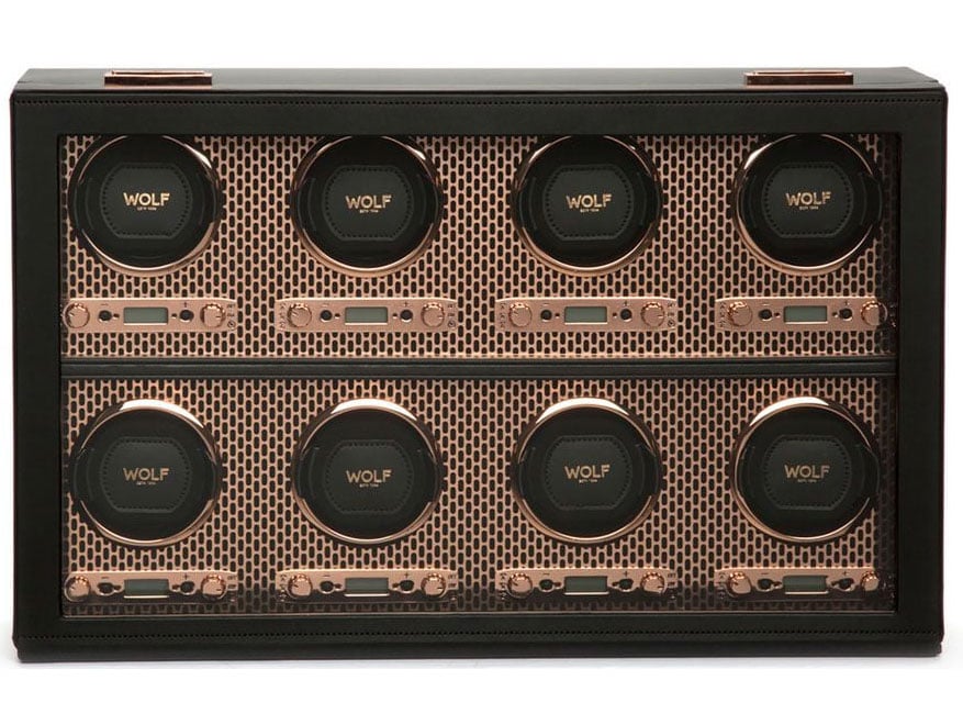 Wolf 1834 Axis 8 Piece Watch Winder in Cooper - 469716