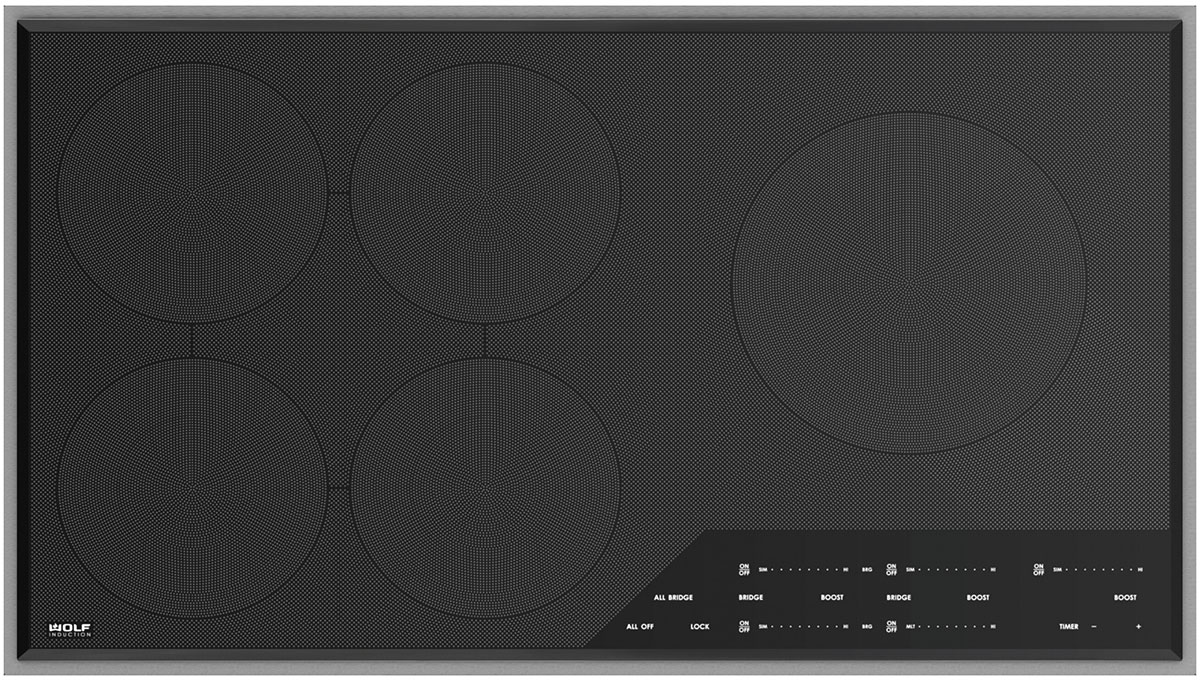 Wolf 36" Stainless Induction Cooktop CI365TF/S Abt