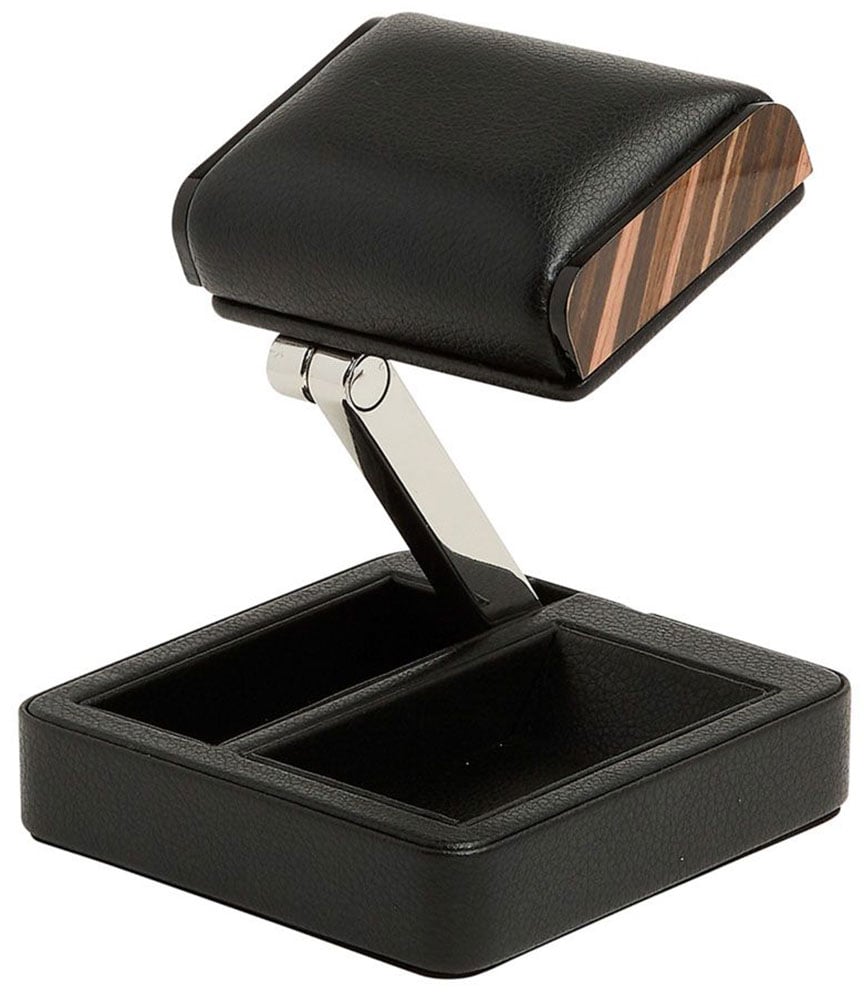 Wolf 1834 Roadster Single Travel Watch Stand in Black 119$