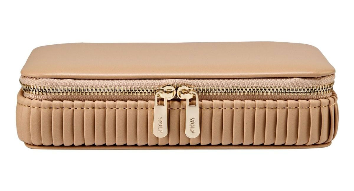 Wolf 1834 Bella Zip Case in Mocha - 781329