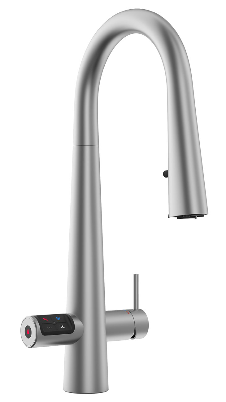 HYDROTAP Celsius Plus AIO w/Pull-Down Sprayer in Gunmetal
