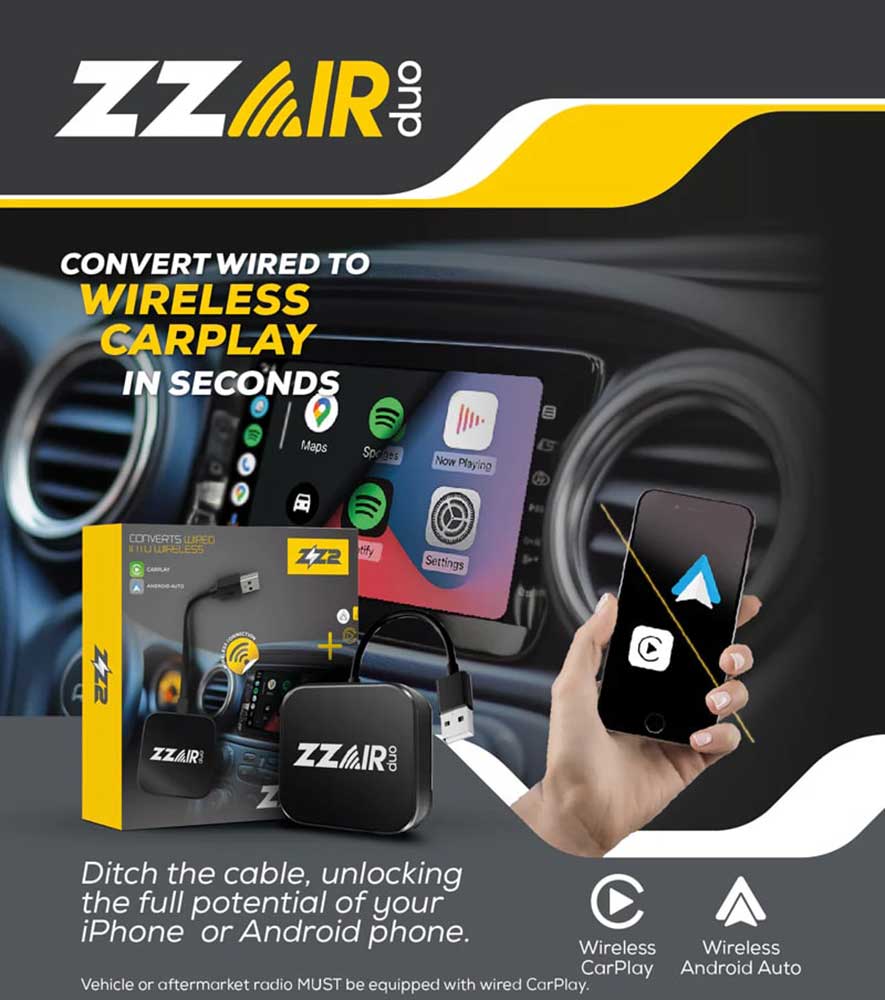 ZZ-2 Wireless Android Auto & CarPlay Adapter - ZZAIRDUO2 | Abt