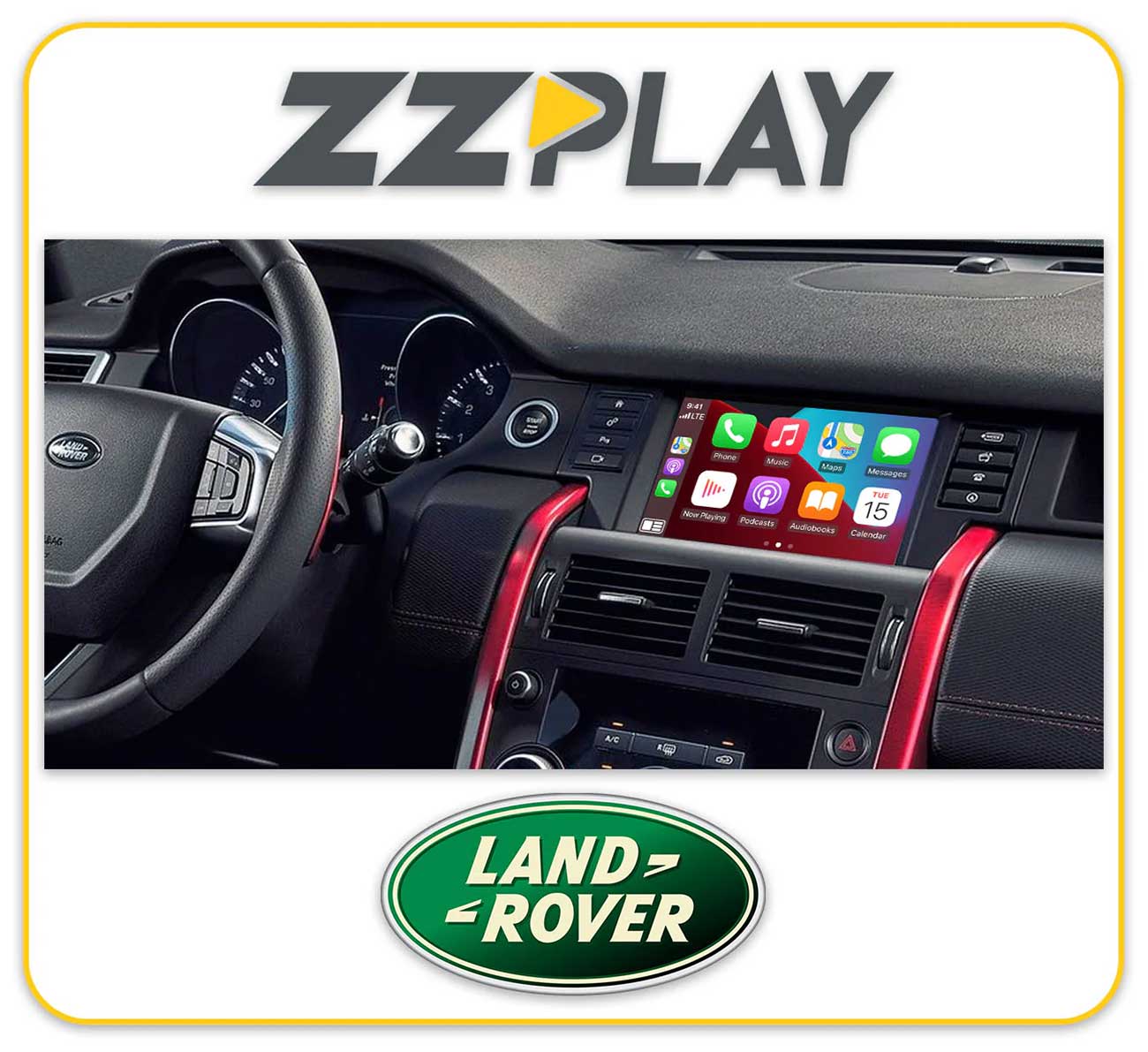 ZZ-2 CarPlay/Android Auto Interface Land Rover & Jaguar - ITZLR15A