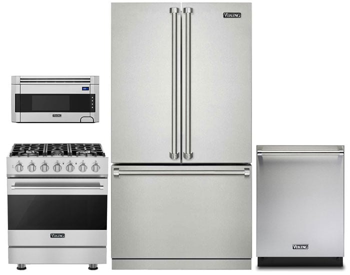 Viking Professional 3 Series French-Door Refrigerator Kitchen Package