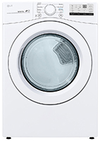 LG 74 Cu Ft White Electric Dryer LG 74 Cu Ft White Electric Dryer