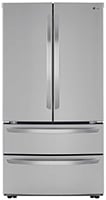 LG 27 Cu. Ft. PrintProof Stainless Steel 4-Door French Door Refrigerator