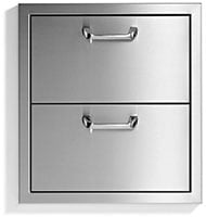 Lynx 19 Stainless Steel Sedona Double Drawers Lynx 19 Stainless Steel Sedona Double Drawers