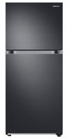 Samsung 18 Cu. Ft. Fingerprint Resistant Black Stainless Steel Top Freezer Refrigerator With FlexZone And Ice Maker