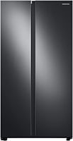 Samsung 28 Cu. Ft. Fingerprint Resistant Black Stainless Steel Smart Side-By-Side Refrigerator With Large Capacity