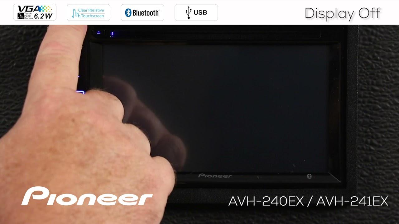 How To - Display Off - Pioneer AVH-EX Video Receivers 2021