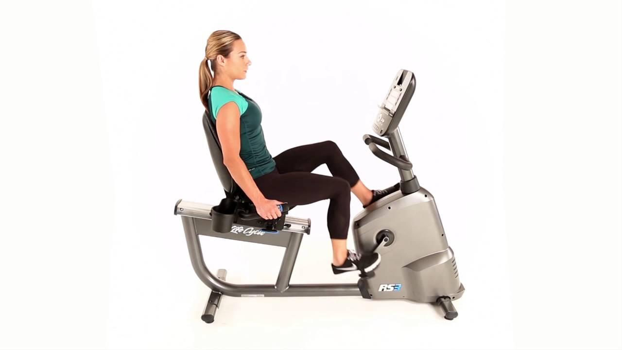 Life Fitness RS3 Lifecycle Recumbent 