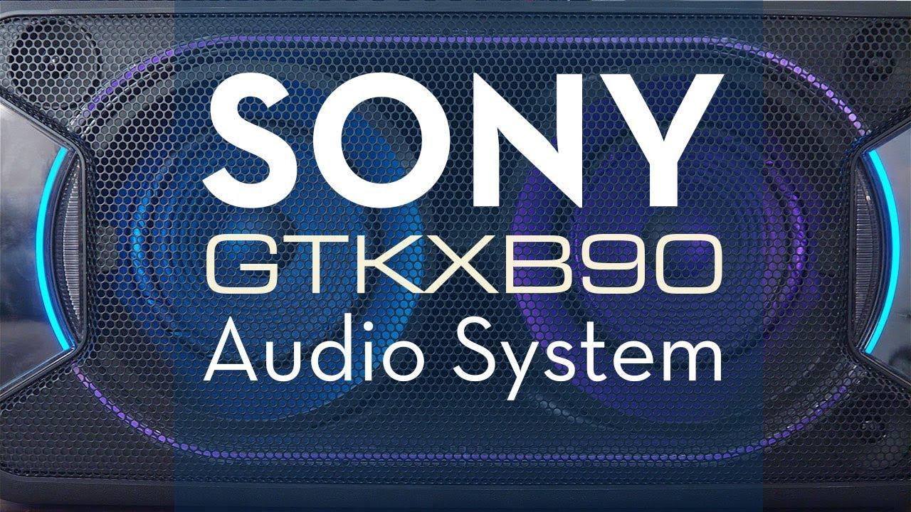 Sony GTK XB90 High Power Home Audio System Abt Videos