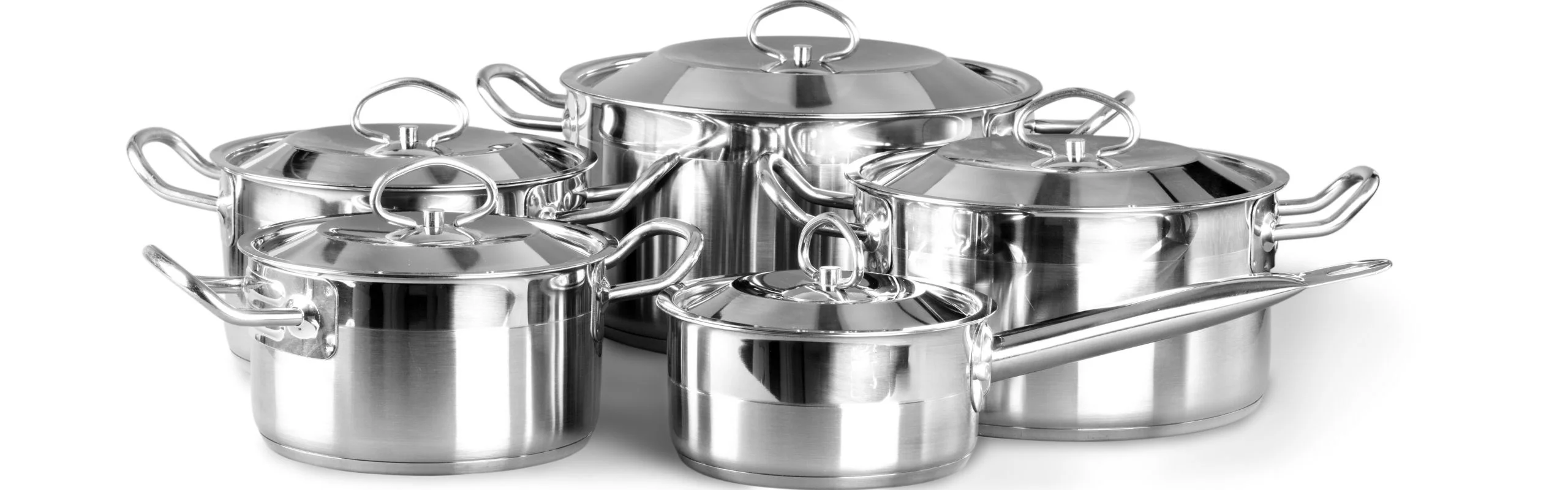 stainless steel pots and pans