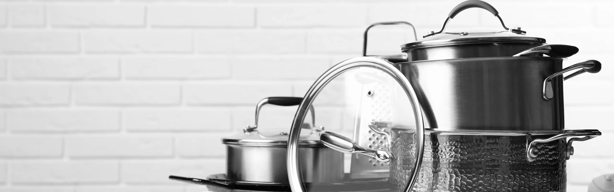 Silver pots and pans