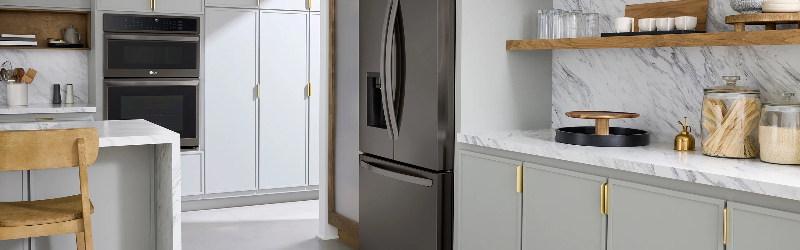 Counter Depth Refrigerator vs. Standard Hero Image