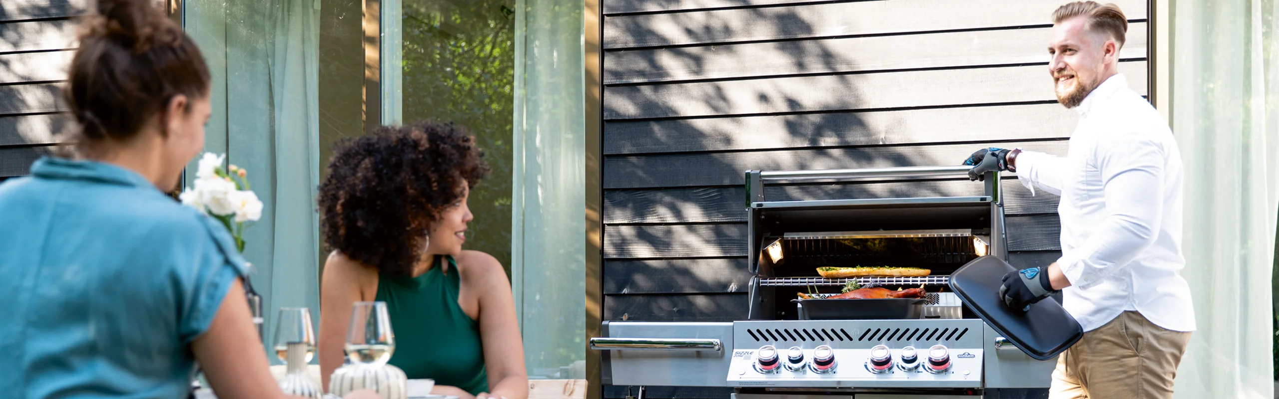 Man behind the grill