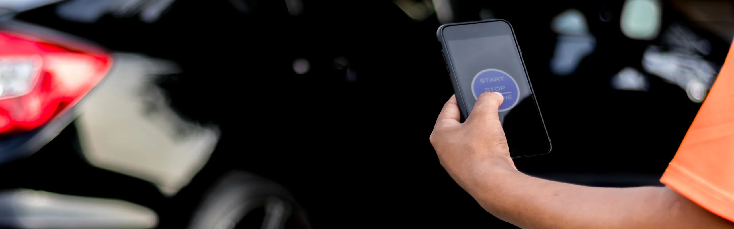 Remote start application on phone