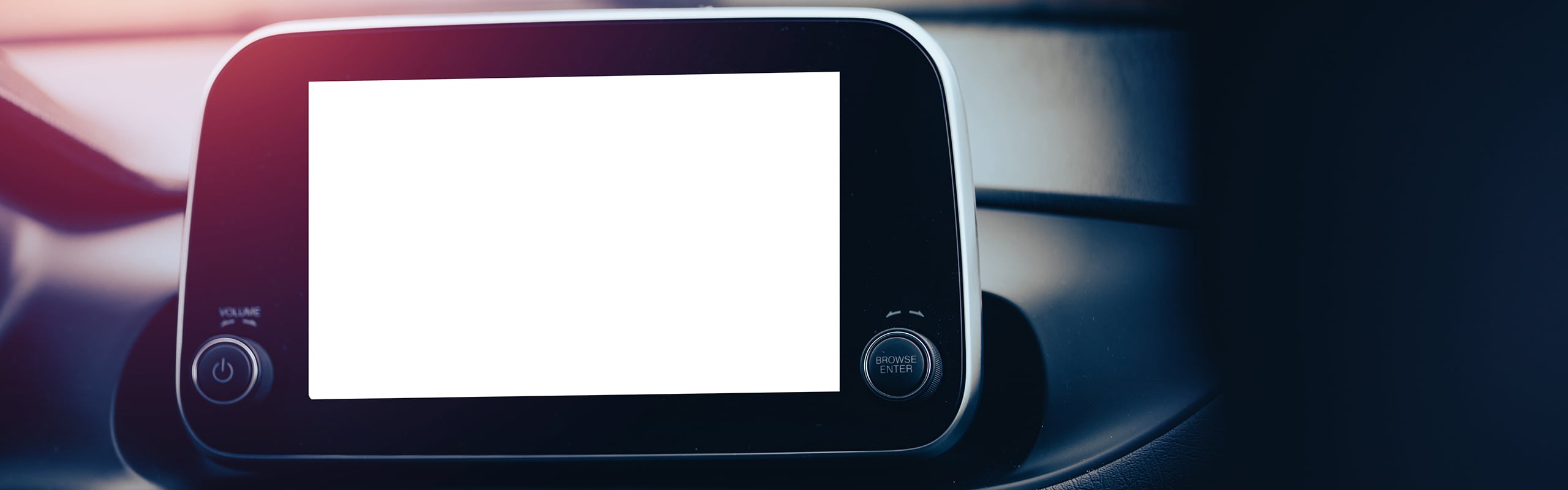 Satellite radio screen