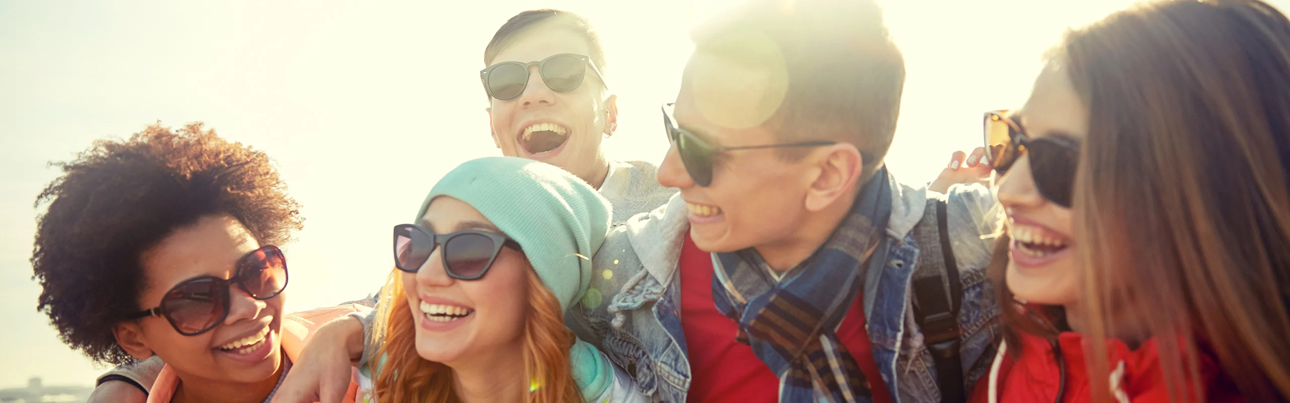 People wearing sunglasses