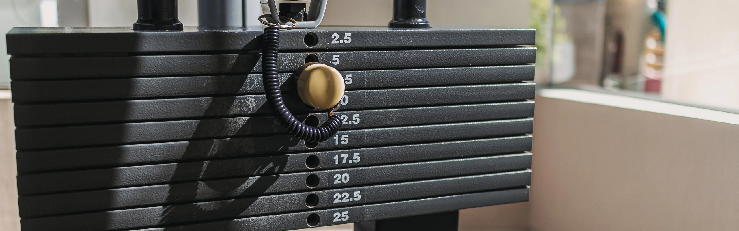 Weights on a machine