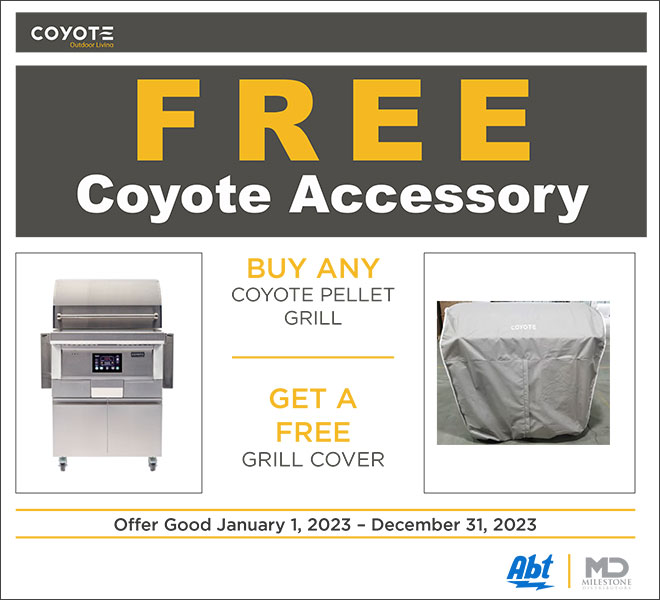 Coyote FREE Pellet Grill Cover Promotion Event Abt