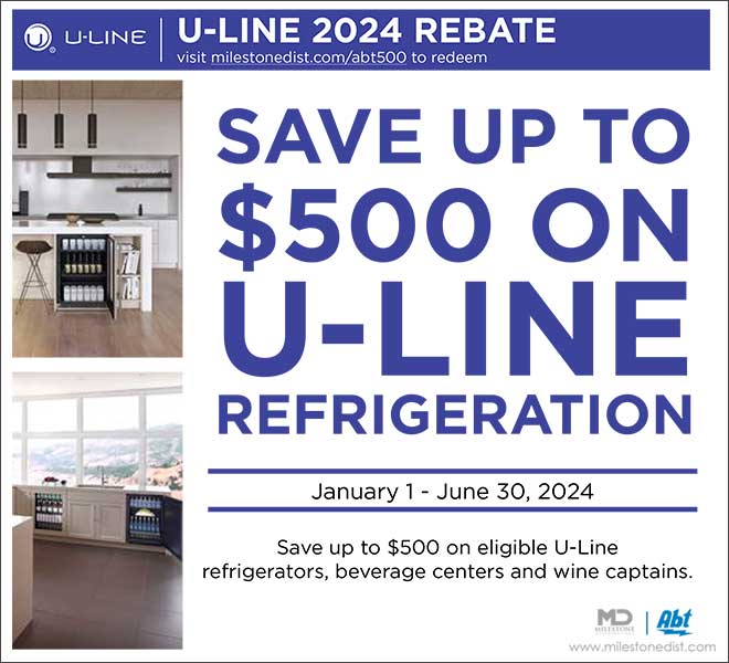 ULine Save up to 500 Rebate on ULine Refrigeration Abt